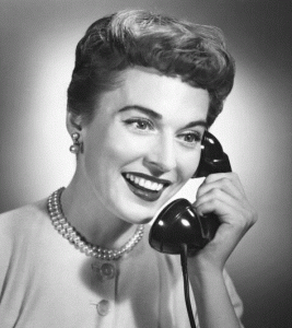 woman-vintage-phone